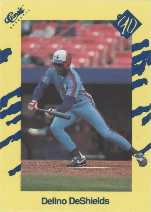 Actualización clásica 1990 edición de viaje amarilla - Delino DeShields #T95