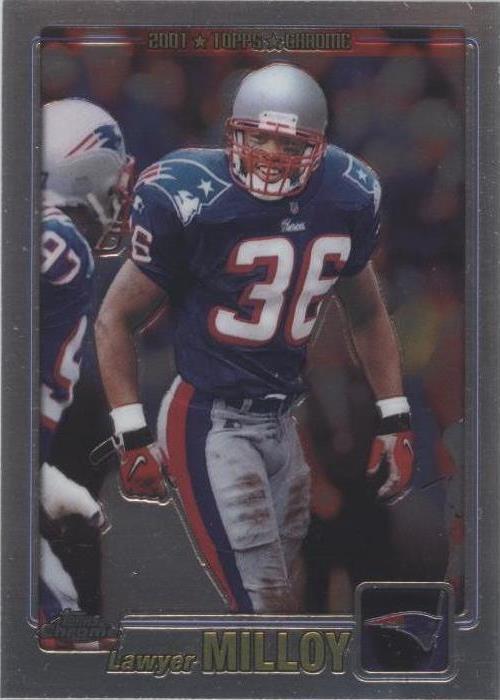 2001 Topps Chrome Lawyer Milloy #156