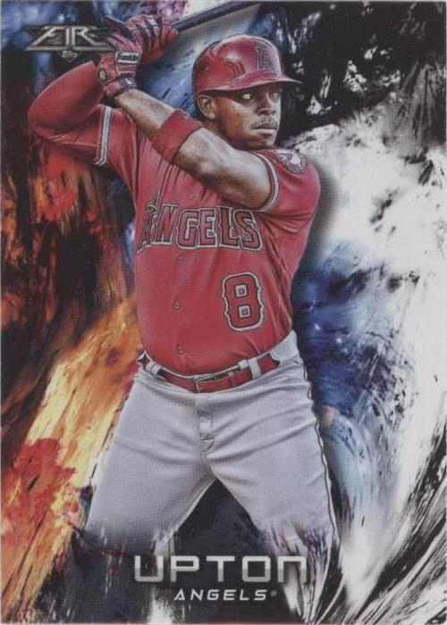 2018 Topps Fire - Justin Upton #131