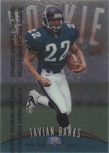 1998 Topps Finest Tavian Banks #123