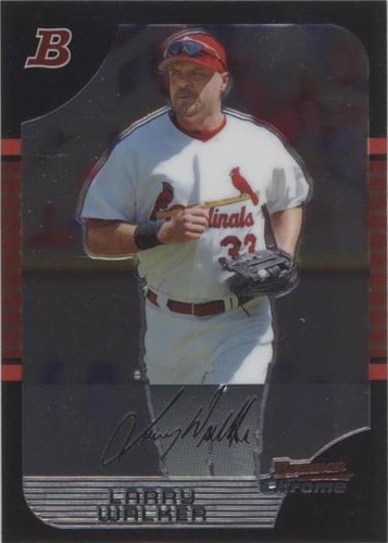2005 Bowman Chrome - Larry Walker #114