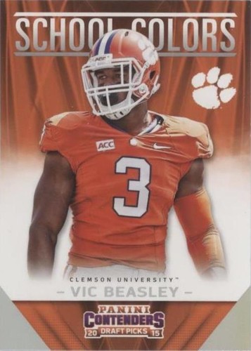 2015 Panini Contenders Draft Picks Vic Beasley #48
