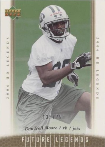 2006 UD Legends DonTrell Moore #136