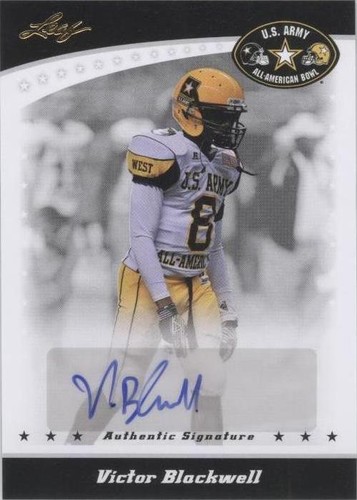 2011 Leaf U.S. Army All-American Bowl Victor Blackwell #BA-VB1