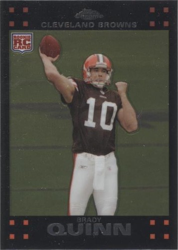 2007 Topps Chrome Brady Quinn #TC167