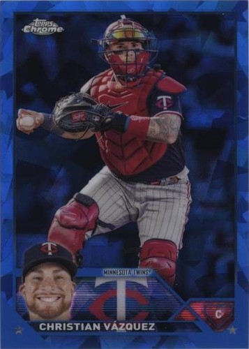 2023 Topps Chrome Update Series Sapphire Edition - Christian Vazquez #USCS83
