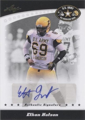 2011 Leaf U.S. Army All-American Bowl Ethan Hutson #BA-EH1
