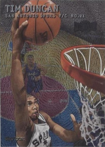 1999-00 Skybox Metal - Tim Duncan #110