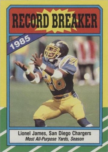 1986 Topps Lionel James #3