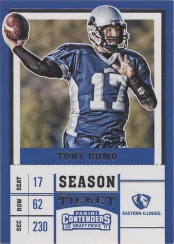 2017 Panini Contenders Draft Picks Tony Romo #97