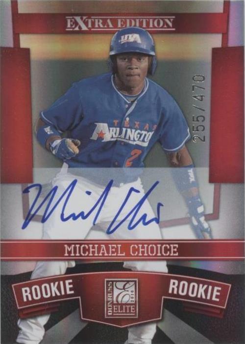 2010 Donruss Elite дополнительное издание - Michael Choice #101
