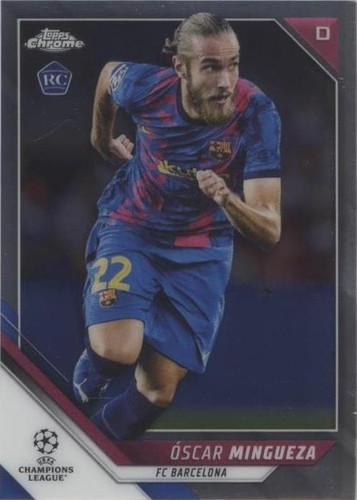 2021-22 Topps Chrome UCL Oscar Mingueza #33