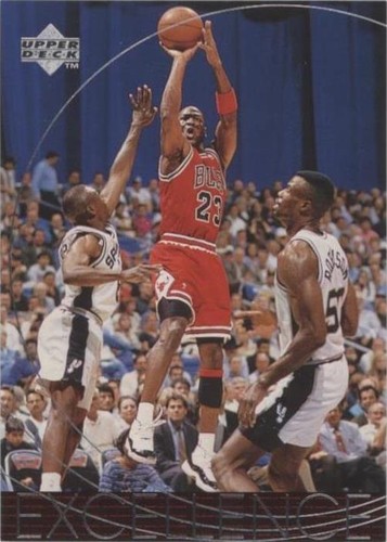 1996-97 Upper Deck SP #16 Michael Jordan SAMPLE PSA 8 Graded