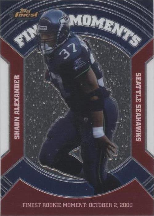 2007 Topps Finest Shaun Alexander #VFM-SA