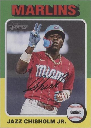 2024 Topps Heritage - Jazz Chisholm #409