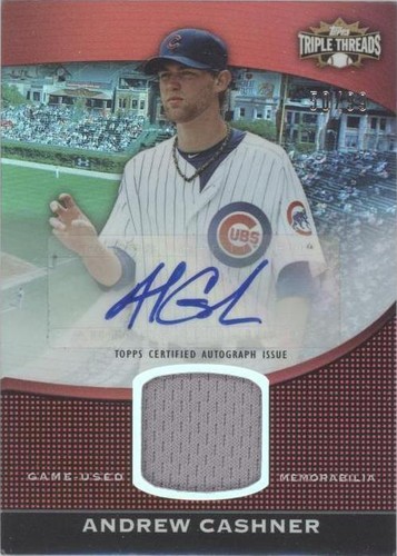 2011 Topps Triple Threads - Andrew Cashner #TTUAR-27
