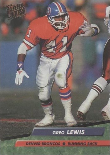 1992 Fleer Ultra Greg Lewis #103