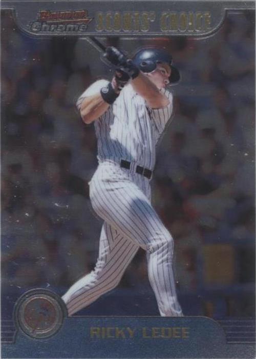 1999 Bowman Chrome - Ricky Ledee #SC18