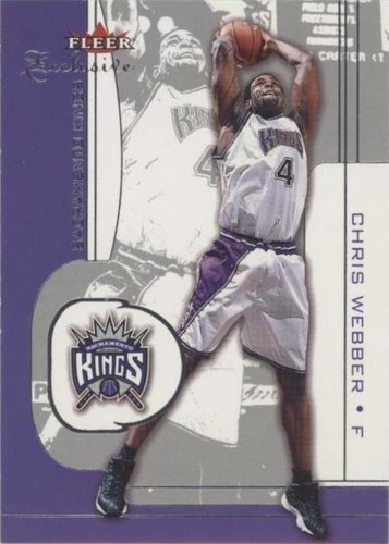 2001-02 Fleer Exclusive - Chris Webber #28