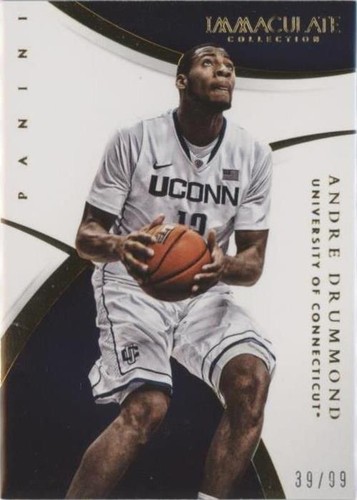 2015 Panini Immaculate Collection Collegiate - Andre Drummond #5