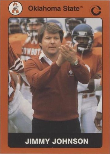 1991 Collegiate Collection Oklahoma State University Cowboys Jimmy Johnson #19