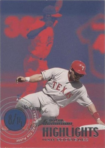 2000 Skybox Dominion - Ivan Rodriguez #21