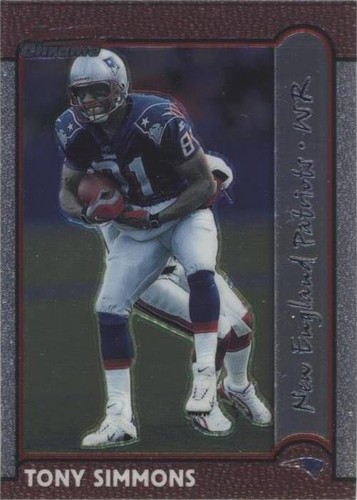 1999 Bowman Chrome Tony Simmons #52