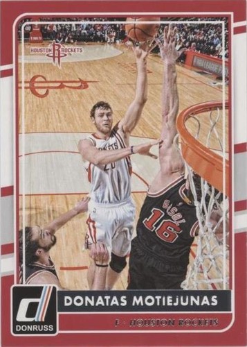 2015-16 Panini Donruss - Donatas Motiejunas #123