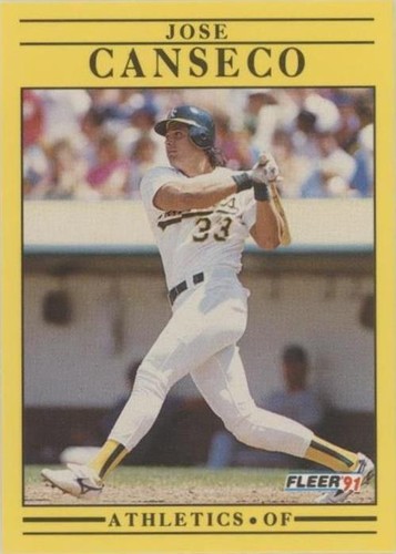 1991 Fleer - Jose Canseco #5
