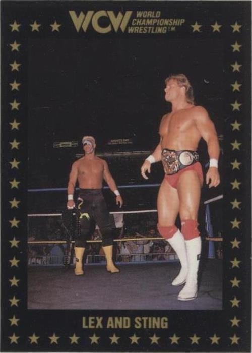 1991 Championship Marketing WCW - Lex Luger Sting #37 for