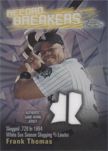 2003 Topps Chrome - Frank Thomas #RBCA-FT