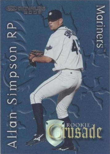 2002 Donruss The Rookies - Allan Simpson #RC-13