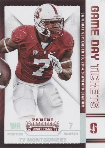 2015 Panini Contenders Draft Picks Ty Montgomery #48