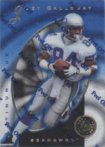 1997 Pinnacle Totally Certified Joey Galloway #57