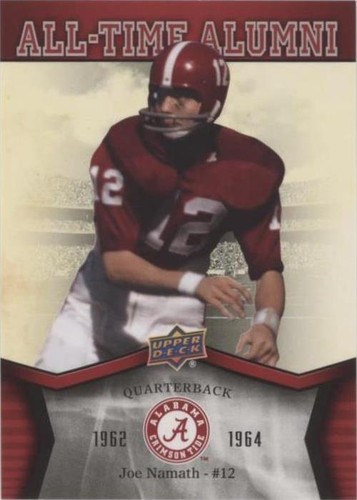 2012 Upper Deck University of Alabama Joe Namath #ATA-JN
