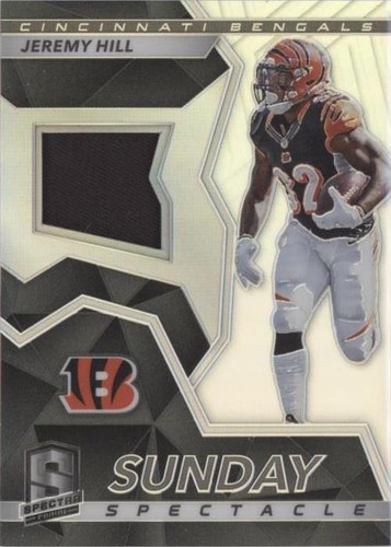 2017 Panini Spectra Sunday Spectacle Jersey #24 Jeremy Hill