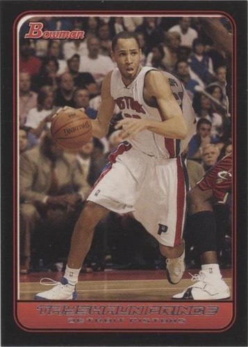 2006-07 Bowman Draft Picks & Stars - Tayshaun Prince #81