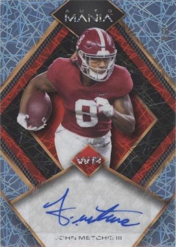 2022 Wild Card Auto Mania John Metchie III #AM-D85
