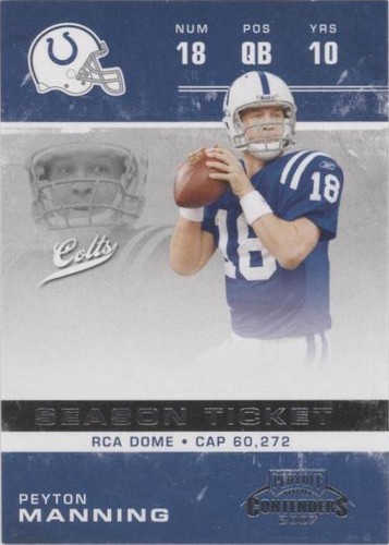 2007 Playoff Contenders Peyton Manning #43