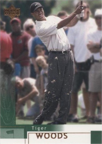 2002 Upper Deck Tiger Woods Bobblehead Doll Broken Finger