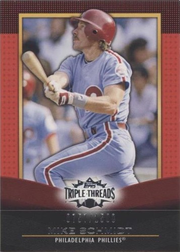 2011 Topps Triple Threads - Mike Schmidt #42