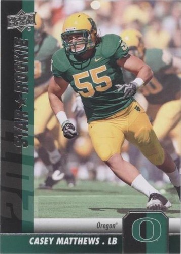 2011 Upper Deck Casey Matthews #182