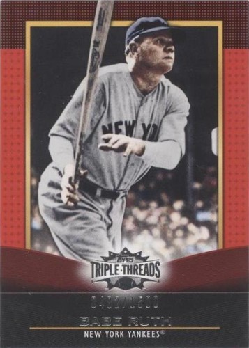 2011 Topps Triple Threads - Babe Ruth #27