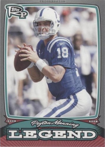 2008 Topps Rookie Progression Peyton Manning #PL-PM