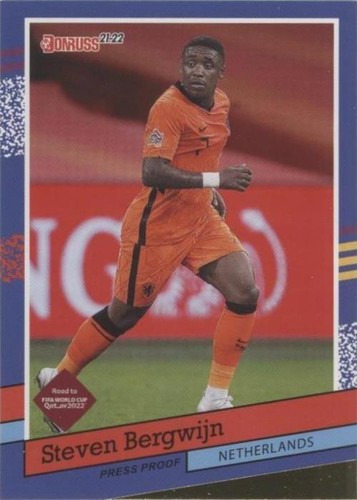 2021-22 Panini Donruss Road to Qatar Steven Bergwijn #4
