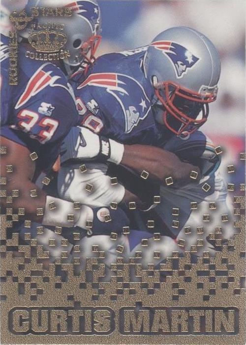 1995 Pacific Triple Folders Curtis Martin #RS-22