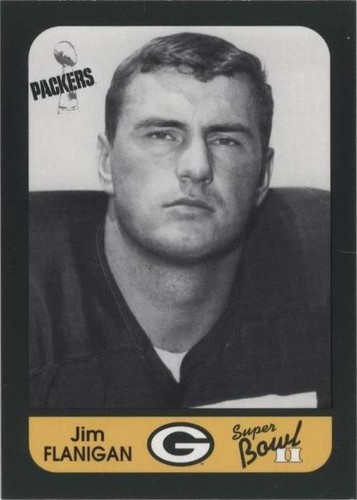 1991 Champion Cards Green Bay Packers Super Bowl II 25th Anniversary Jim Flanigan #3