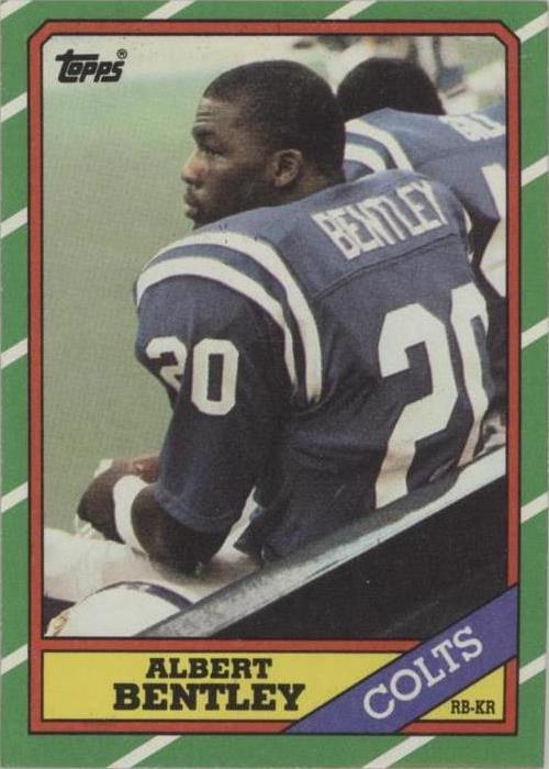Topps Albert Bentley 1986 #317