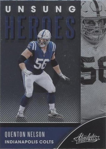 2020 Panini Absolute Quenton Nelson #UH-QN