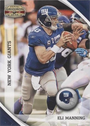 2010 Panini Gridiron Gear Eli Manning #98